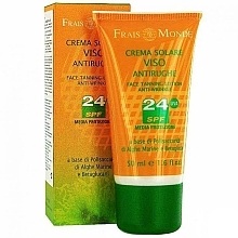 Fragrances, Perfumes, Cosmetics Sun Lotion - Frais Monde Face Tanning Lotion Anti-Wrinkle SPF 24