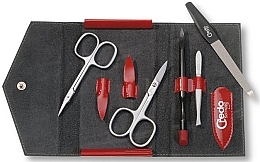 Fragrances, Perfumes, Cosmetics Manicure Set "Fire", 5 tools - Credo Solingen Luxurious Manicure Set