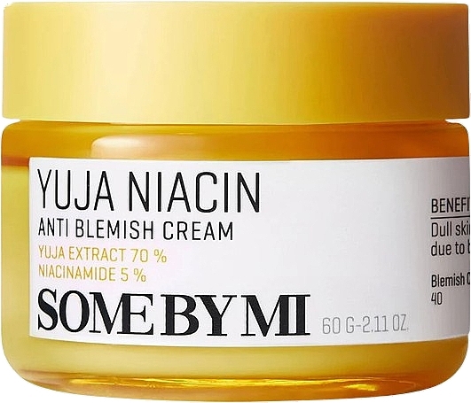 Brightening Face Cream - Some By Mi Yuja Niacin Anti Blemish Cream — photo N1