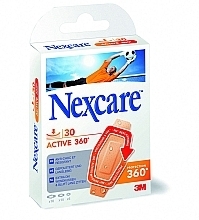 Plaster Set, 3 sizes, 30 pieces - Nexcare 3M Anti-shock Active 360 Bandages — photo N1