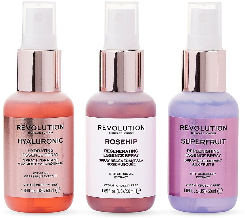 Set - Revolution Skincare Hello Hydration (spray/30ml + spray/30ml + spray/30ml) — photo N2