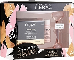 Fragrances, Perfumes, Cosmetics Set - Lierac Premium Anti-Age Absolu Set (f/cr/50ml + f/milk/30ml + roller/1pcs)