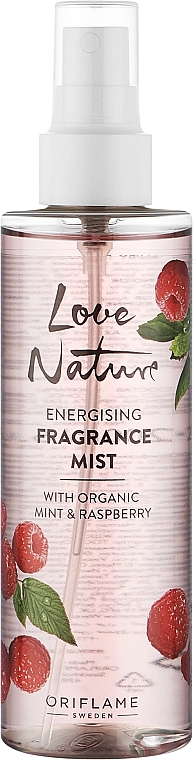 Energizing Body Mist 'Mint & Raspberry' - Oriflame Love Nature Energising Fragrance Mist — photo N1