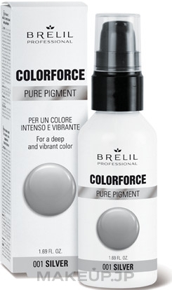 Concentrated Hair Pigment - Brelil Colorforce Pure Pigment — photo 001 - Silver