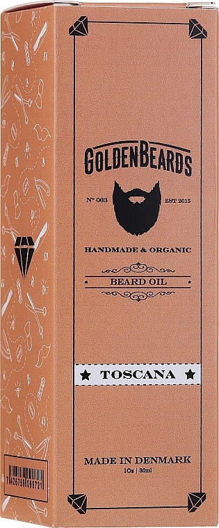 Toscana Beard Oil - Golden Beards Beard Oil — photo N5