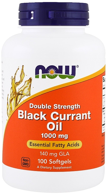 Black Currant Oil, 1000mg - Now Foods Black Currant Oil — photo N1