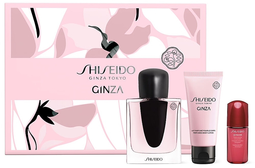 Set (edp/50 ml + b/lot/50 ml + conc/10 ml) - Shiseido Ginza — photo N1