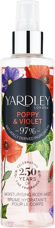 Yardley Poppy & Violet - Body Spray — photo N1