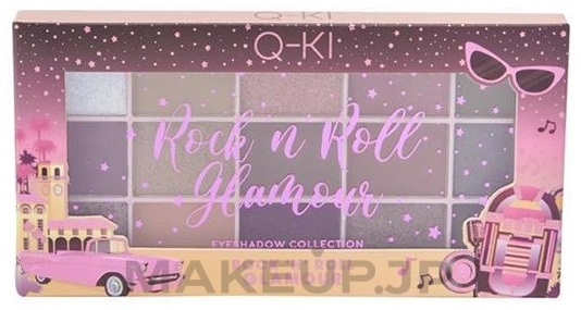 Eyeshadow Palette - Q-KI Sunkissed Rock'n'Roll Glamour — photo 25.5 g