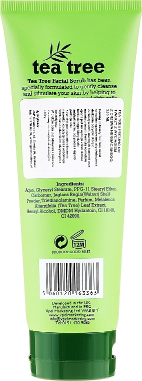 Facial Scrub - Xpel Marketing Ltd Tea Tree Facial Scrub — photo N2