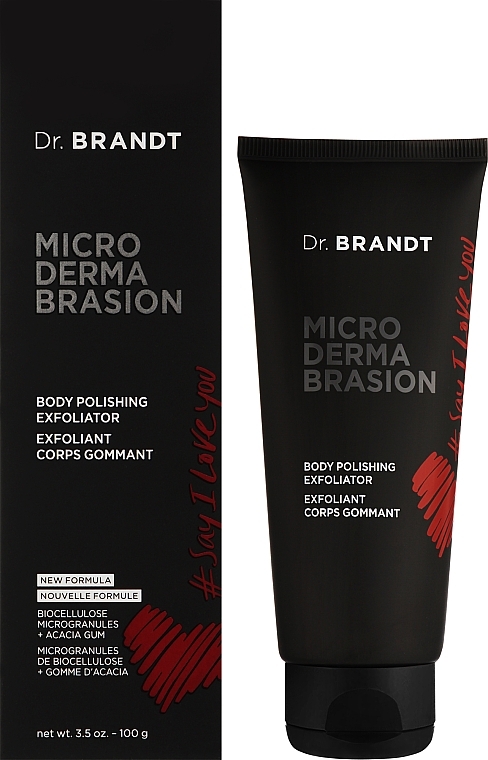 Body Peeling with Microdermabrasion Effect - Dr. Brandt Microdermabrasion Body Polishing Exfoliator Say I Love You — photo N4