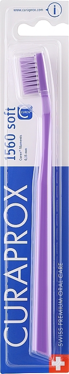 CS 5460 Ultra Soft Toothbrush, D 0.10 mm, purple - Curaprox — photo N1