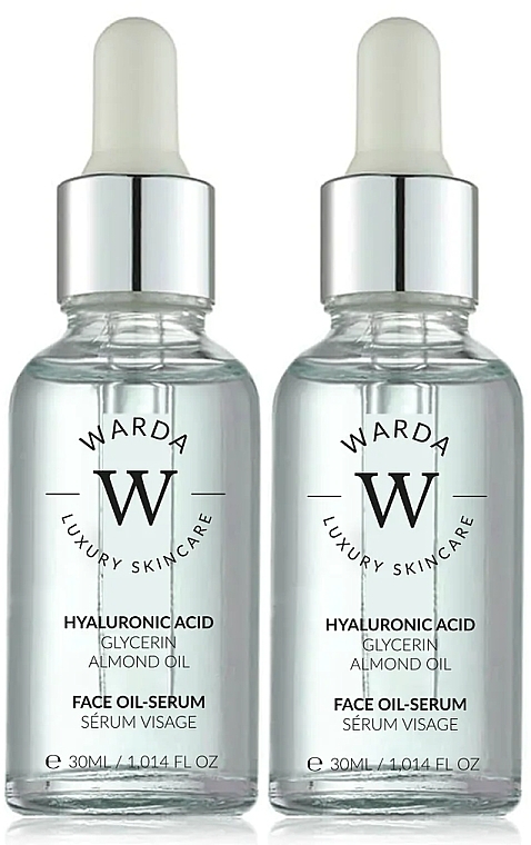 Set - Warda Hyaluronic Acid Hydration Boost Oil-Serum (f/oil/serum/2x30ml) — photo N1