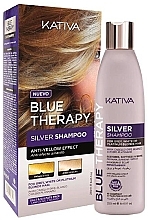 Fragrances, Perfumes, Cosmetics Blonde Hair Shampoo - Kativa Blue Therapy Silver Shampoo