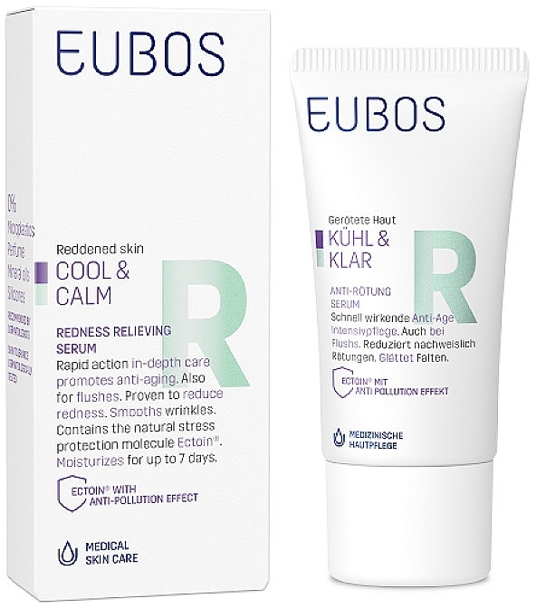 Anti-Redness Face Serum - Eubos Med Cool & Calm Redness Relieving Serum — photo N1