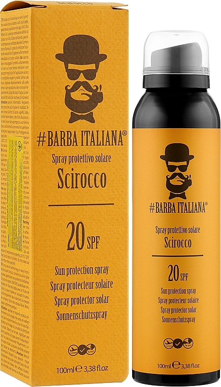 Sunscreen Spray - Barba Italiana Scirocco Sun Protective Sprey SPF 20 — photo N23