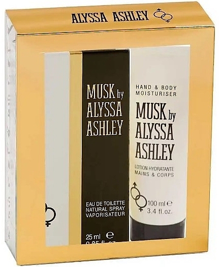 Alyssa Ashley Musk - Set (edt/25ml + b/lot/100ml) — photo N2