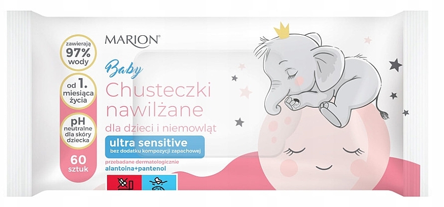 Baby Wet Wipes - Marion Baby Ultra Sensitive — photo N1