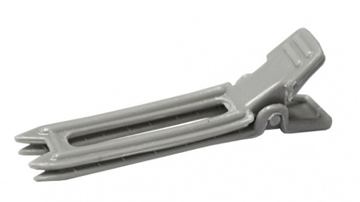 Dual Hair Clip, 45 mm, grey - Tico Professional — photo N4