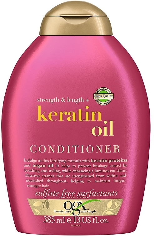 Anti-Breakage Conditioner - OGX Anti-Breakage Keratin Oil Conditioner — photo N1