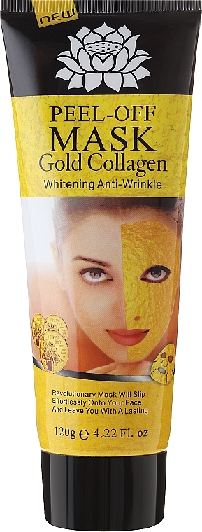 Gold Anti-Aging Face Mask - Pilaten Anti Aging 24K Gold Collagen Peel Off Face Mask — photo N2