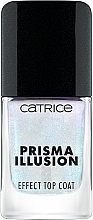 Top Coat with Prismatic Effect - Catrice Prisma Illusion Effect Galactic Dust Top Coat — photo N2