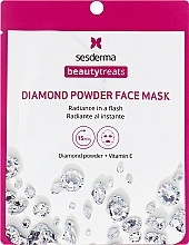 Fragrances, Perfumes, Cosmetics Diamond Powder Sheet Mask - SesDerma Laboratories Beauty Treats Diamond Powder Face Mask