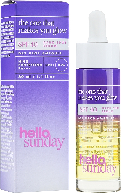 Anti-Pigmentation Serum - Hello Sunday The One That Makes You Glow Dark Spot Serum SPF 45 — photo N4
