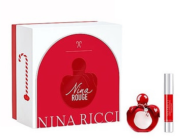 Nina Ricci Nina Rouge - Set (edt/50 ml + lipstick/2.5g)	 — photo N1