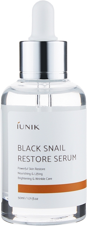 Black Snail Regenerating Serum - IUNIK Black Snail Restore Serum — photo N1