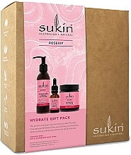 Fragrances, Perfumes, Cosmetics Set - Sukin Hydrating (oil/25ml + cr/120ml + gel/125ml)