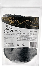 Depilatory Granule Wax "Brazilian", black - Bella Donna Black — photo N2