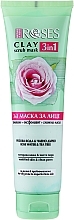 Fragrances, Perfumes, Cosmetics Rose Water & Tea Tree Clay Face Mask - Nature Of Agiva Roses Green Clay 3 In 1 Scrub Mask