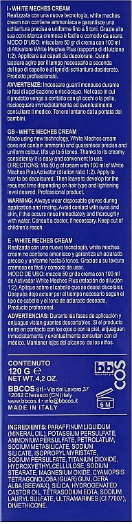 Hair Bleaching Cream - BBcos White Meches Bleaching Cream — photo N31