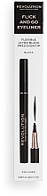 Liquid Eyeliner - Makeup Revolution Flick and Go Eyeliner — photo N21