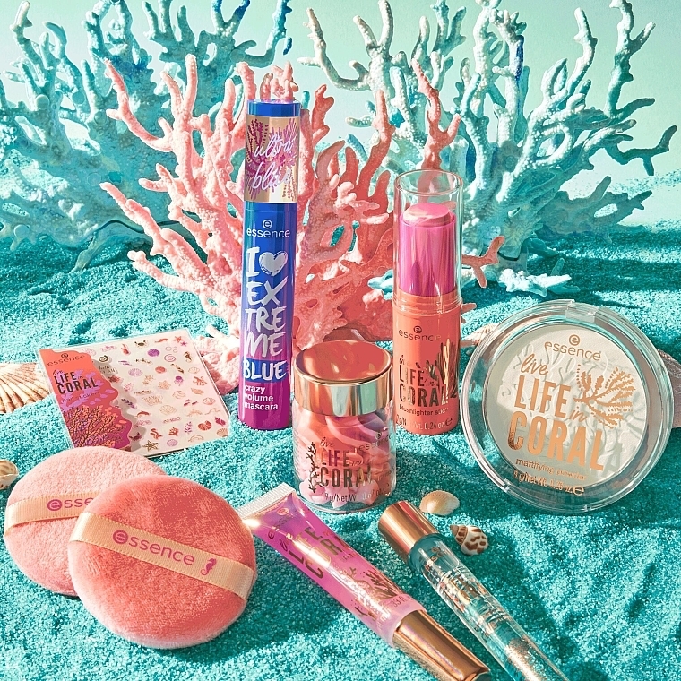 Powder Puff - Essence Live Life In Coral Powder Puff Duo Coral Crush Companions! — photo N3