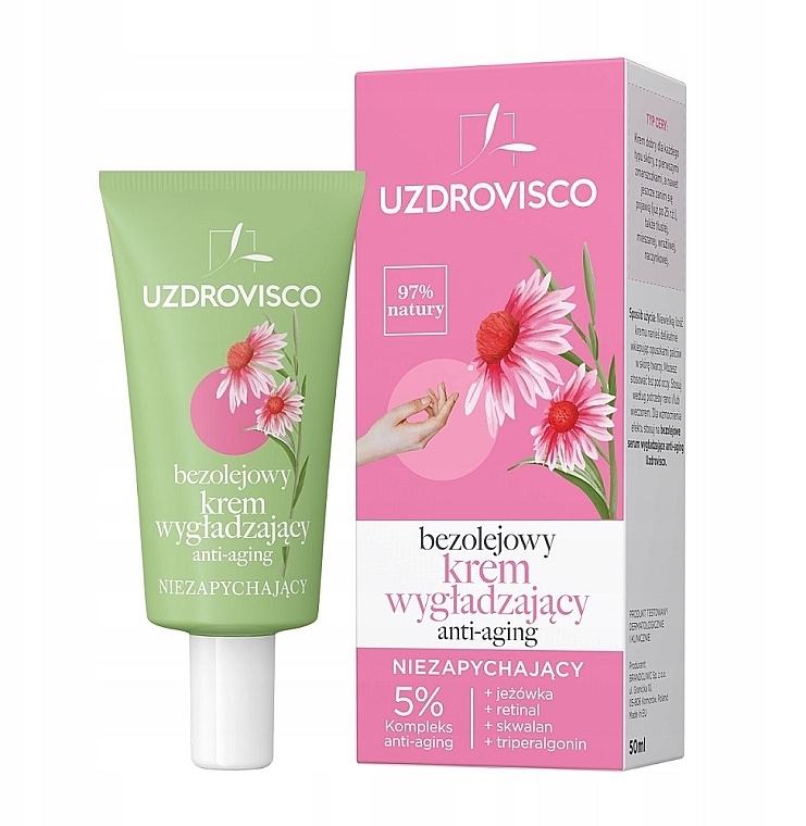 Anti-Ageing Face Cream - Uzdrovisco Anti-Aging Smoothing Face Cream — photo N2