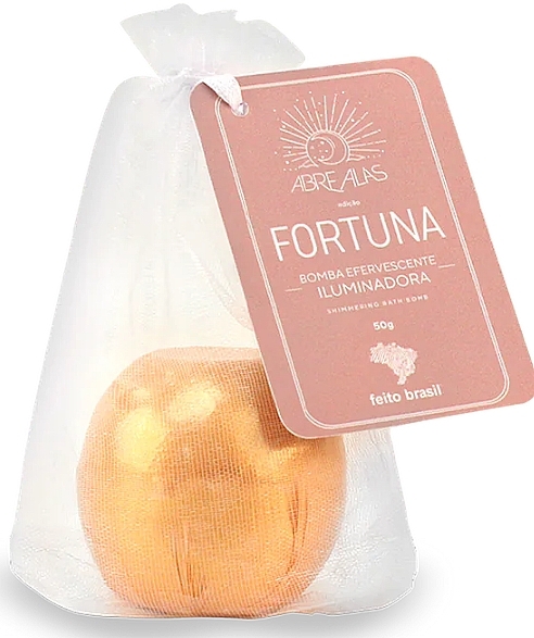 Fortuna Gold Bath Bomb - Feito Brasil Abre Alas Effervescent Bath Bomb — photo N1