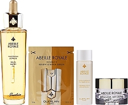 Fragrances, Perfumes, Cosmetics Set - Guerlain Abeille Royale Beauty Set (f/oil/50ml + f/lot/15 ml + f/ser/8x0.6 ml + f/cr/7 ml)