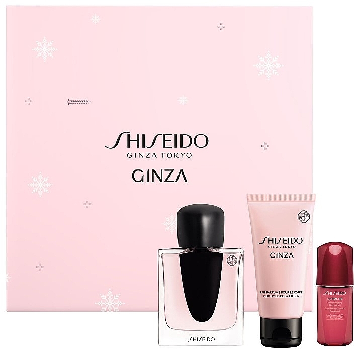 Shiseido Ginza - Set (edp/50 ml + b/lot/50 ml + conc/10 ml) — photo N1