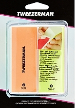 Nail Buffer - Tweezerman 4-In-1 Smooth & Shine Block Neon File Buff — photo N6