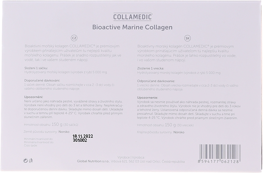 Marine Collagen in Sachet - Collamedic Bioactive Marine Collagen — photo N2
