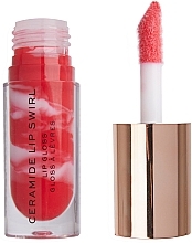 Lip Gloss - Makeup Revolution Ceramide Swirl Lip Gloss — photo N1