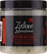 Cleansing Detox Body Scrub "Rosemary & Parsley" - Zielone Laboratorium — photo N2