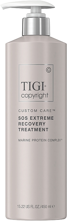 Regenerating Serum for Extra-Damaged Hair - Tigi Copyright Custom Care SOS Extreme Recovery Treatment — photo N1