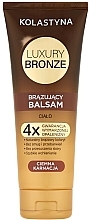 Self Tanning Balm for Dark Skin - Kolastyna Luxury Bronze Tanning Balm — photo N1