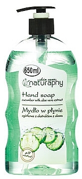 Cucumber & Aloe Vera Hand Liquid Soap - Naturaphy Hand Soap — photo N1