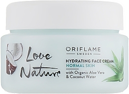 Fragrances, Perfumes, Cosmetics Moisturizing Face Cream - Oriflame Love Nature Hydrating Face Cream