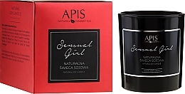 Fragrances, Perfumes, Cosmetics Natural Soy Candle - APIS Professional Sensual Girl Soy Candle