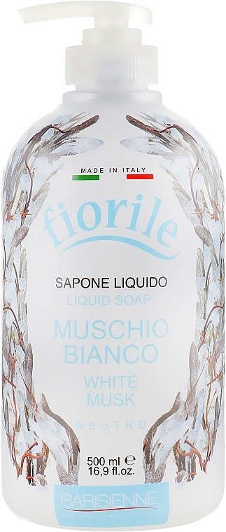 Liquid Soap "White Musk" - Parisienne Italia Fiorile White Musk Liquid Soap — photo N1